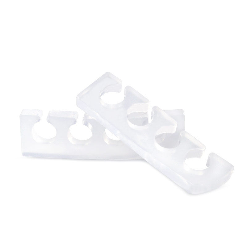 HKM-379987 Transparent Silicone Five-Toe Separator for Comfort in Sports and Casual Shoes
