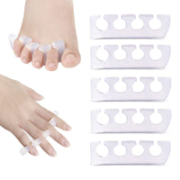 HKM-379987 Transparent Silicone Five-Toe Separator for Comfort in Sports and Casual Shoes