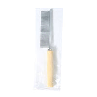 HKM-710227 Large Wooden Handle Comb for Cats and Dogs - 40 Teeth Open-Knot Grooming Tool