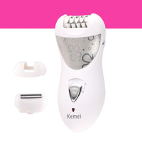 HKM-936467 Multifunctional Electric Lady Care Device - Plucker, Shaver, and Foot Grinder 3-in-1