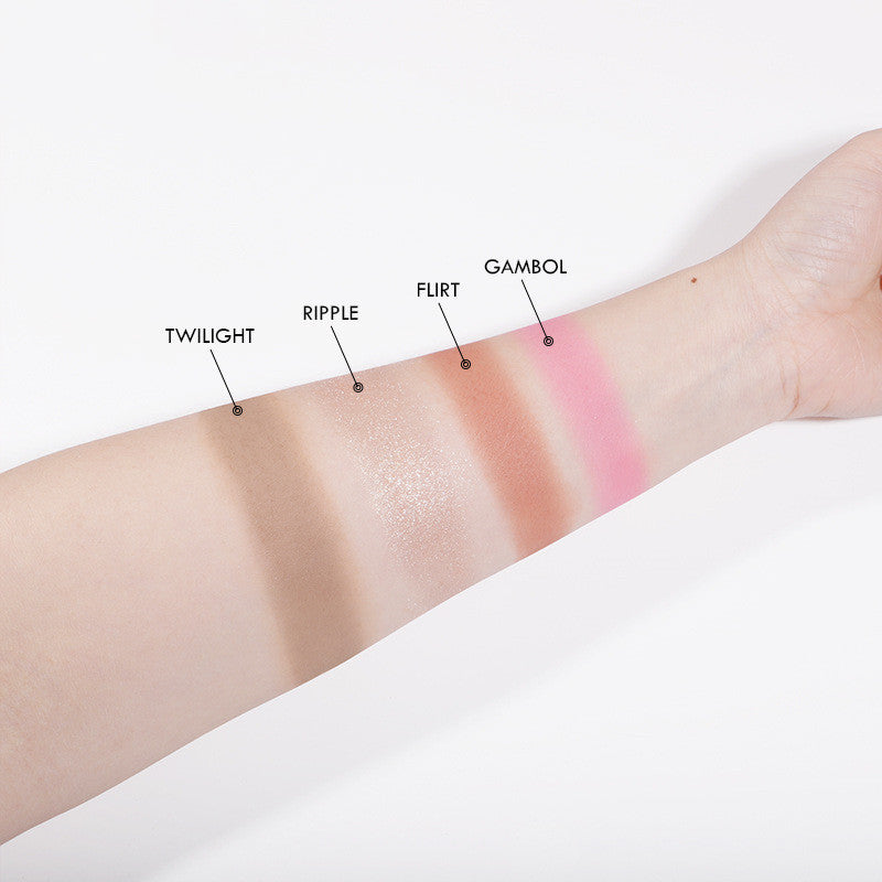HKM-043987 Fantasy Forest Multicolor Blush and Highlighter Trimming Plate for All Skin Tones
