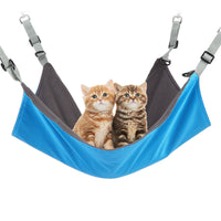 HKM-089363 Reversible Cat and Small Dog Hammock with Waterproof Nylon Layer for Year-Round Comfort