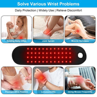 HKM-968083 Infrared Heating Therapy Band for Sports Recovery and Injury Relief, 11W Power, Type-C Black Design