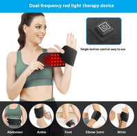 HKM-968083 Infrared Heating Therapy Band for Sports Recovery and Injury Relief, 11W Power, Type-C Black Design