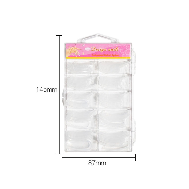 HKM-541523 Nail Art Complete Set with Manicure Lamp, Extension Glue, and Cleaning Tools