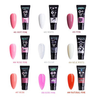 HKM-541523 Nail Art Complete Set with Manicure Lamp, Extension Glue, and Cleaning Tools