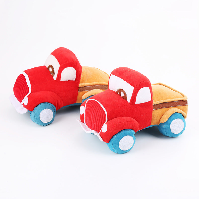 HKM-517843 Plush Car Dog Toy with Sound for Chewing and Playtime