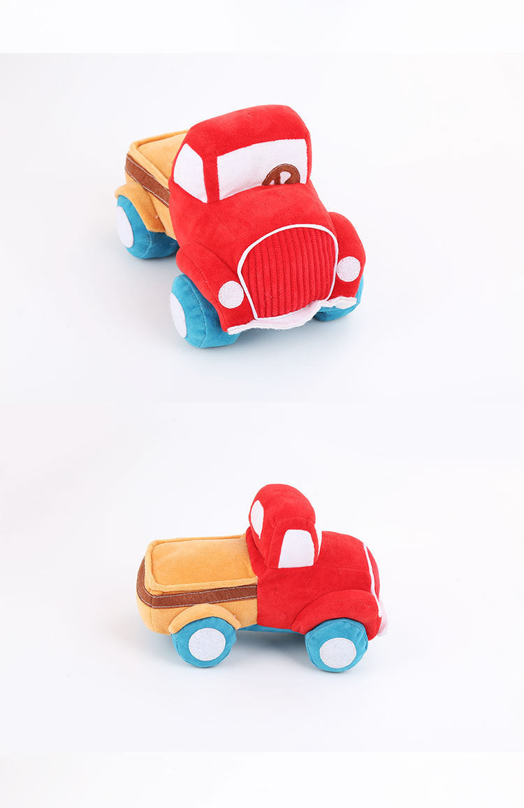 HKM-517843 Plush Car Dog Toy with Sound for Chewing and Playtime