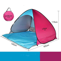 HKM-715283 Quick-Open Outdoor Curtain Tent for Convenient Sun Protection