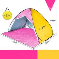 HKM-715283 Quick-Open Outdoor Curtain Tent for Convenient Sun Protection