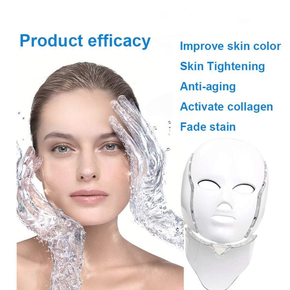 HKM-205523 LED Photon Rejuvenation Face Mask for Skin Therapy and Neck Care