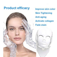 HKM-205523 LED Photon Rejuvenation Face Mask for Skin Therapy and Neck Care