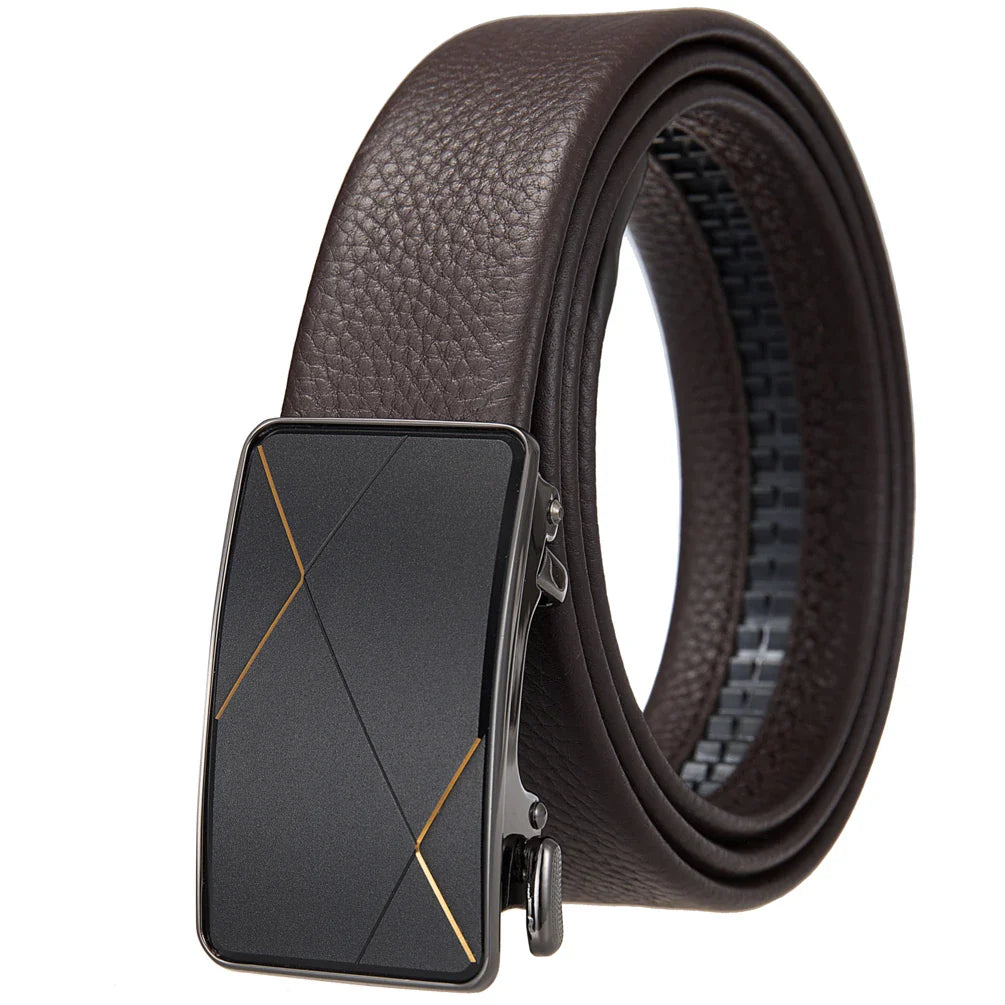 HKM-062739 Men's First Layer Cowhide Casual Belt - Durable and Stylish Accessory, Model LY36-25640-5