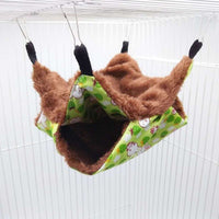 HKM-611347 Cozy Hamster Hammock for Small Animals - Available in Two Sizes, Ideal for Resting and Playing