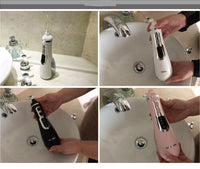 HKM-917715 Portable Electric Dental Flusher with Carrying Case - Model V500, White or Black Options
