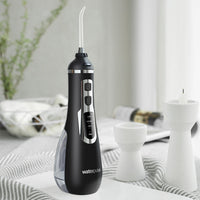 HKM-917715 Portable Electric Dental Flusher with Carrying Case - Model V500, White or Black Options