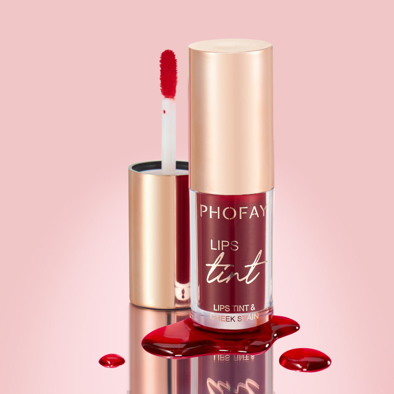 HKM-497299 Long-Wear Lip Tint with Buildable Color for Lips and Cheeks - 4 ML
