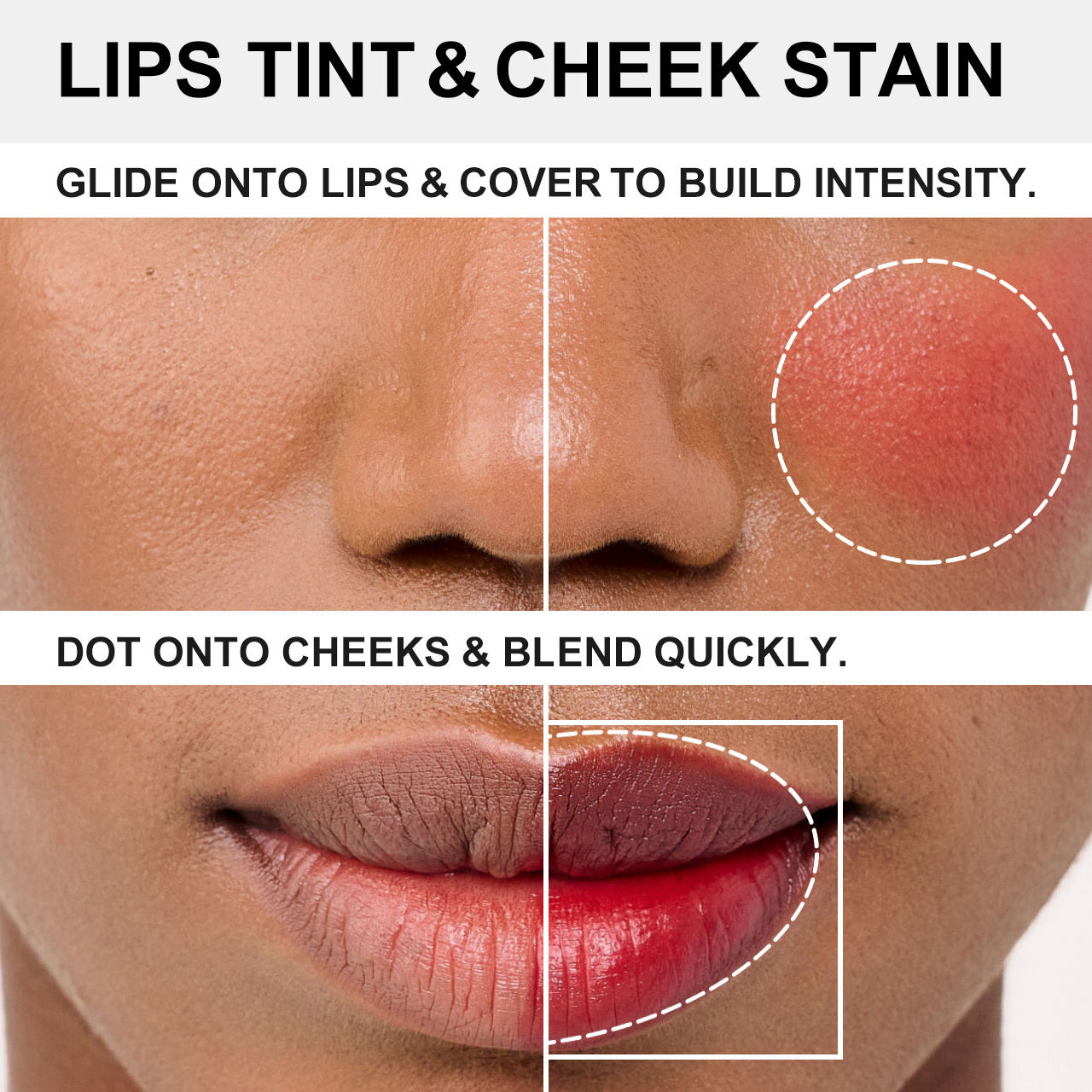 HKM-497299 Long-Wear Lip Tint with Buildable Color for Lips and Cheeks - 4 ML