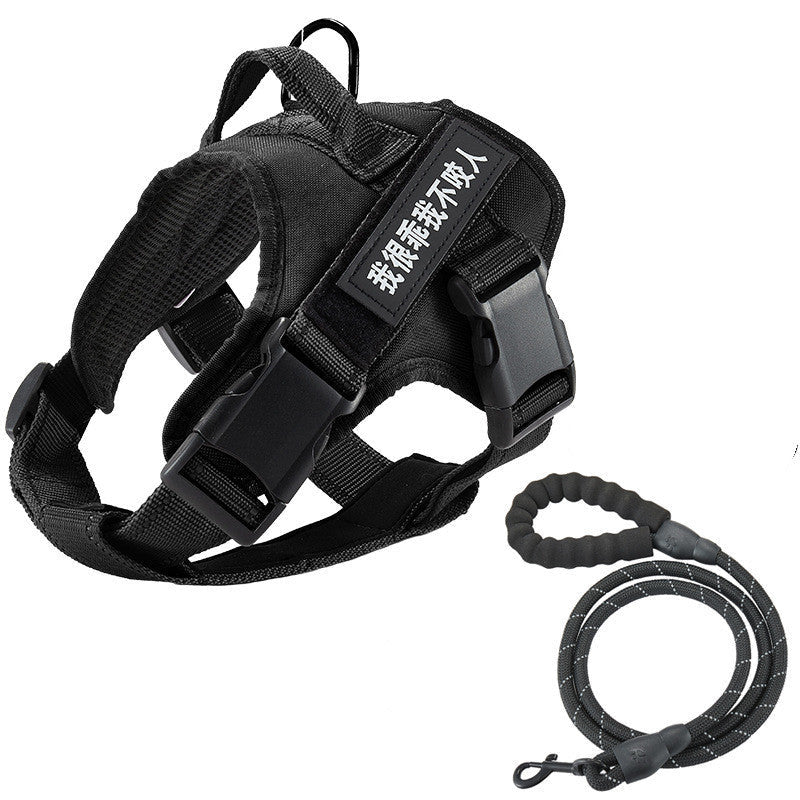 HKM-716115 Breathable Mesh Dog Vest with Chest Strap and Leash Attachment