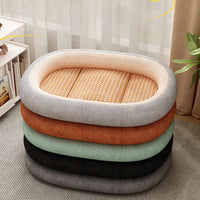 HKM-537427 Dismantlable and Washable Summer Cool Pet Nest with Cotton Filling for All Seasons
