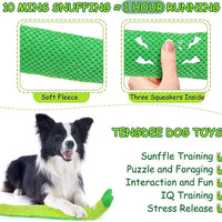 HKM-710995 Interactive Squeaky Dog Puzzle Toy for Foraging and Stress Relief - Suitable for Small, Medium, and Large Dogs