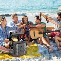 HKM-828243 Leakproof Insulated Cooler Backpack - 36 Can Capacity, Ideal for Picnic, Camping, Hiking, and Travel