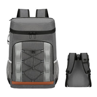 HKM-828243 Leakproof Insulated Cooler Backpack - 36 Can Capacity, Ideal for Picnic, Camping, Hiking, and Travel