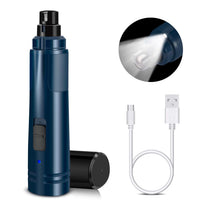 HKM-054035 Electric Pet Nail Clipper with LED Light ¨C Professional Nail Shaver for Cats and Small Dogs