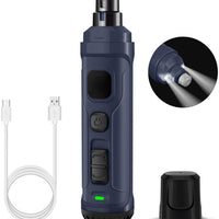 HKM-054035 Electric Pet Nail Clipper with LED Light ¨C Professional Nail Shaver for Cats and Small Dogs