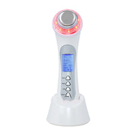 HKM-350483 5 in 1 Ultrasonic Pore Cleaning Device with Blue and Red Light Therapy