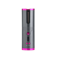 HKM-940819 Wireless Automatic Curling Iron with USB Lazy Charging – Ideal for Wet and Dry Hair, 15mm Diameter, Quick 3-5 Minute Styling