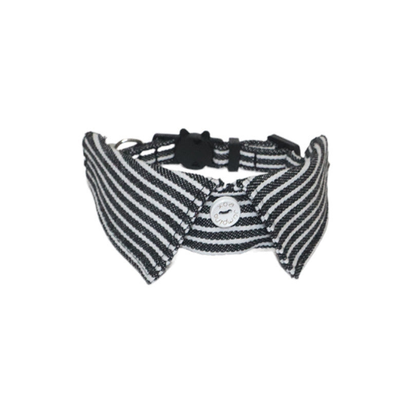 HKM-095699 Denim Cat Collar in Various Colors and Stripes