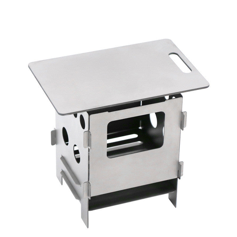 HKM-062227 Lightweight Titanium Alloy Camping Stove for Outdoor Adventures