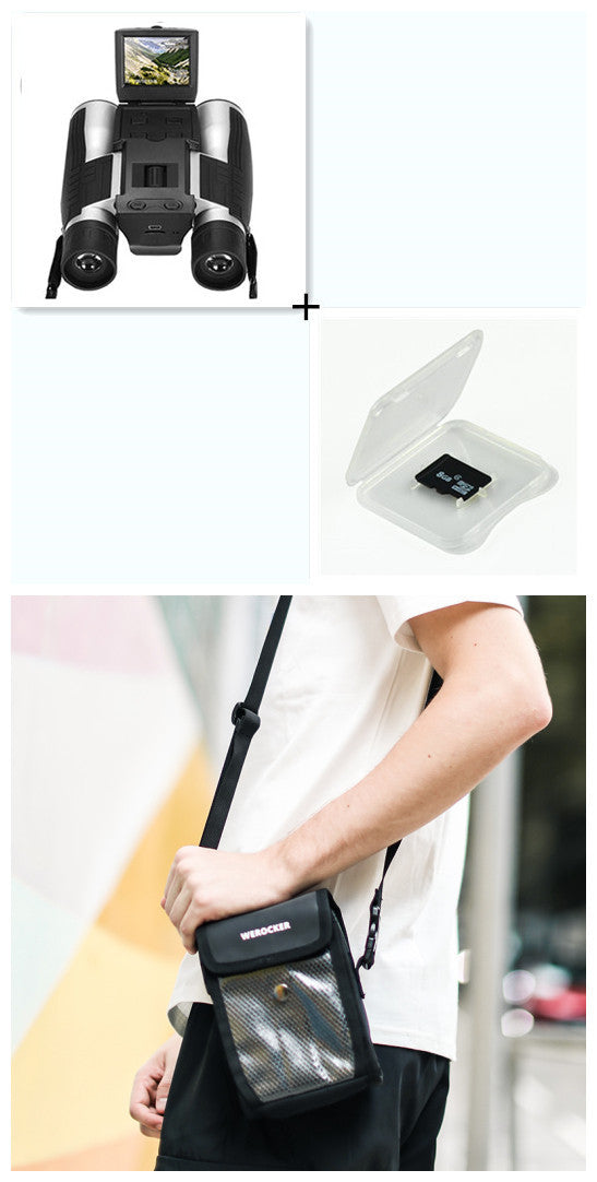 KTX-658835 12x32 Digital Camera Binoculars with 10x Optical Zoom and 1200 MP CMOS Sensor