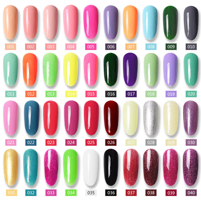 HKM-714579 Nail Art Tool Set with Nail Polish and Glue Phototherapy Lamp - 7ML Nail Trimming Tools