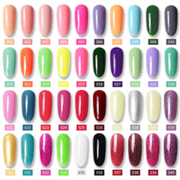 HKM-714579 Nail Art Tool Set with Nail Polish and Glue Phototherapy Lamp - 7ML Nail Trimming Tools