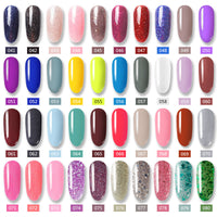 HKM-714579 Nail Art Tool Set with Nail Polish and Glue Phototherapy Lamp - 7ML Nail Trimming Tools
