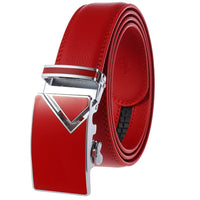 HKM-955539 Men's Automatic Buckle Genuine Cowhide Leather Belt - Style LY88362-1