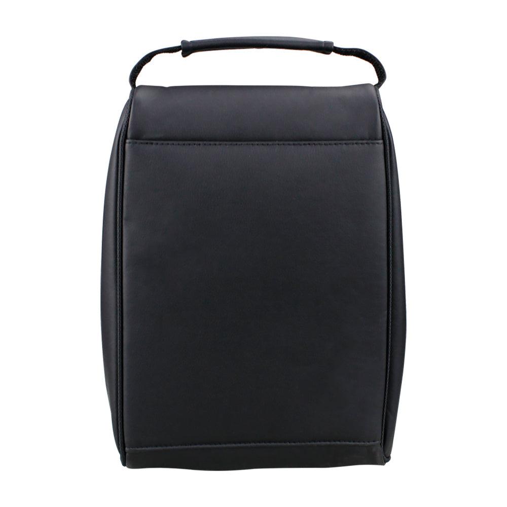 HKM-404563 Men's PU Golf Shoe Bag - Dust-Proof Zippered Organizer for Travel and Outdoor Use