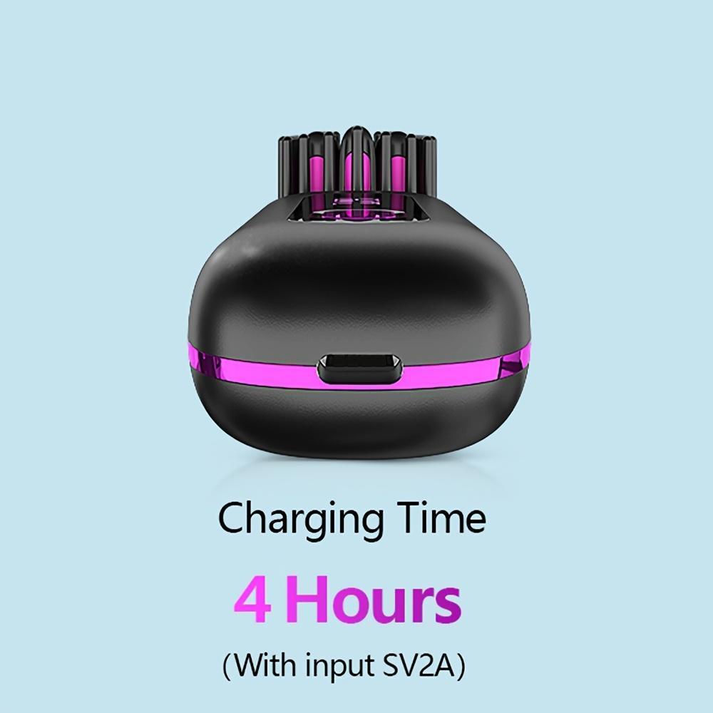 HKM-255763 USB Wireless Electric Hair Straightening Comb for Straightening and Curling with Gentle Styling Technology