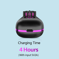HKM-255763 USB Wireless Electric Hair Straightening Comb for Straightening and Curling with Gentle Styling Technology