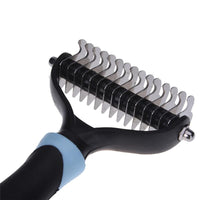 HKM-475411 All-in-One Pet Dematting and Deshedding Comb with Stainless Steel Teeth and Comfortable Handle