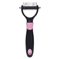 HKM-475411 All-in-One Pet Dematting and Deshedding Comb with Stainless Steel Teeth and Comfortable Handle