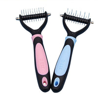 HKM-475411 All-in-One Pet Dematting and Deshedding Comb with Stainless Steel Teeth and Comfortable Handle