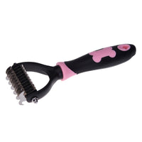 HKM-475411 All-in-One Pet Dematting and Deshedding Comb with Stainless Steel Teeth and Comfortable Handle