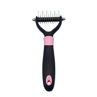 HKM-475411 All-in-One Pet Dematting and Deshedding Comb with Stainless Steel Teeth and Comfortable Handle