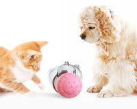 HKM-559187 Interactive Food-Leaking Cat Swing Toy - 14.6cm ABS Design for Dogs and Cats - Available in Multiple Colors