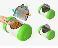 HKM-559187 Interactive Food-Leaking Cat Swing Toy - 14.6cm ABS Design for Dogs and Cats - Available in Multiple Colors