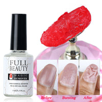HKM-007187 Burst Glue Nail Remover - 15ml Clear Formula for Effortless Polish Removal