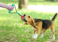 HKM-590803 Pet Toy Training Ball with Pull Rope - 8.5cm Diameter and 12cm Molar Stick